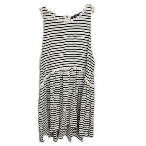 POL Tank Stripe Oversized High Low Size Large